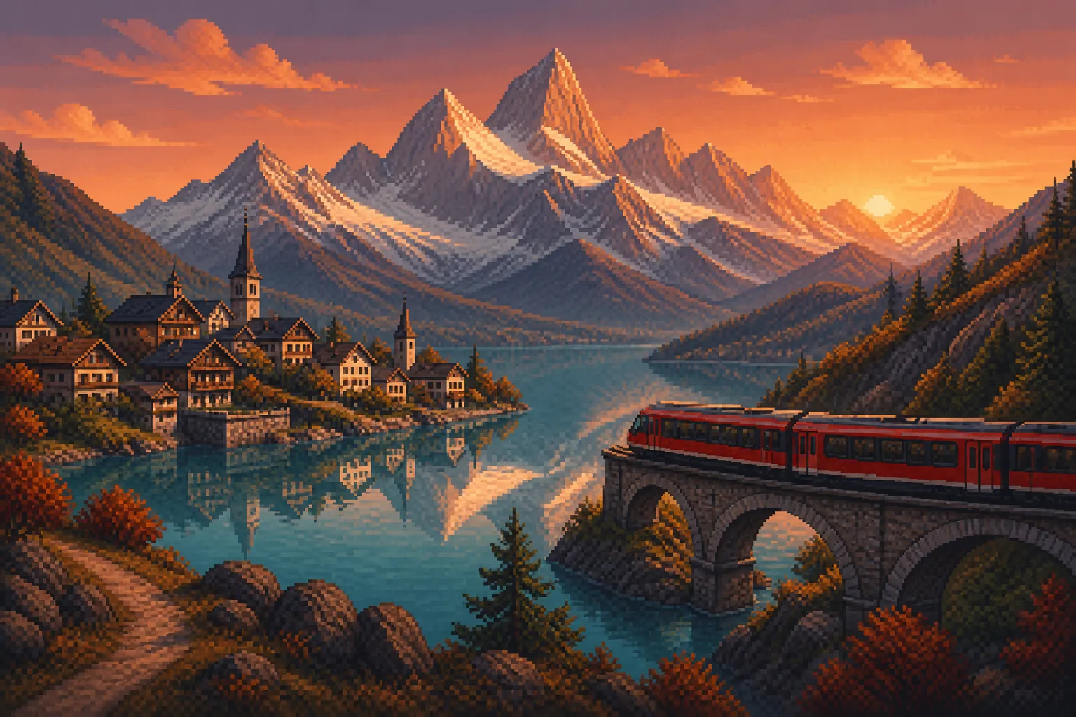 Poschiavo y St. Moritz, Suiza